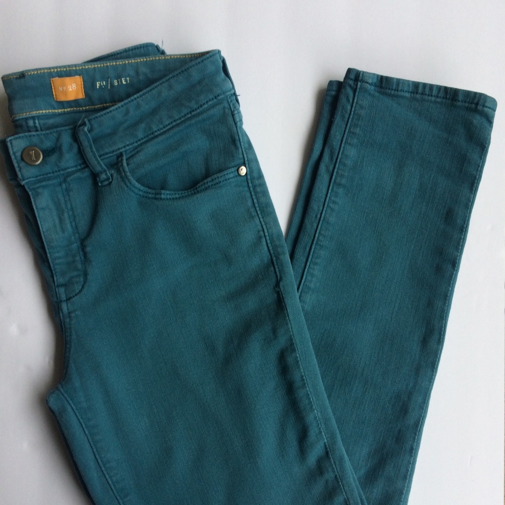 PILCRO & THE LETTERPRESS Teal Jeans